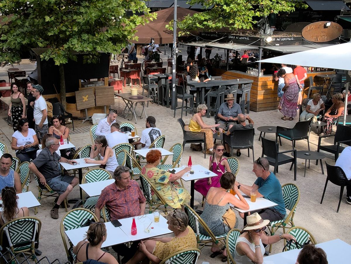 La place Jean-Jaurès à Saint-Étienne