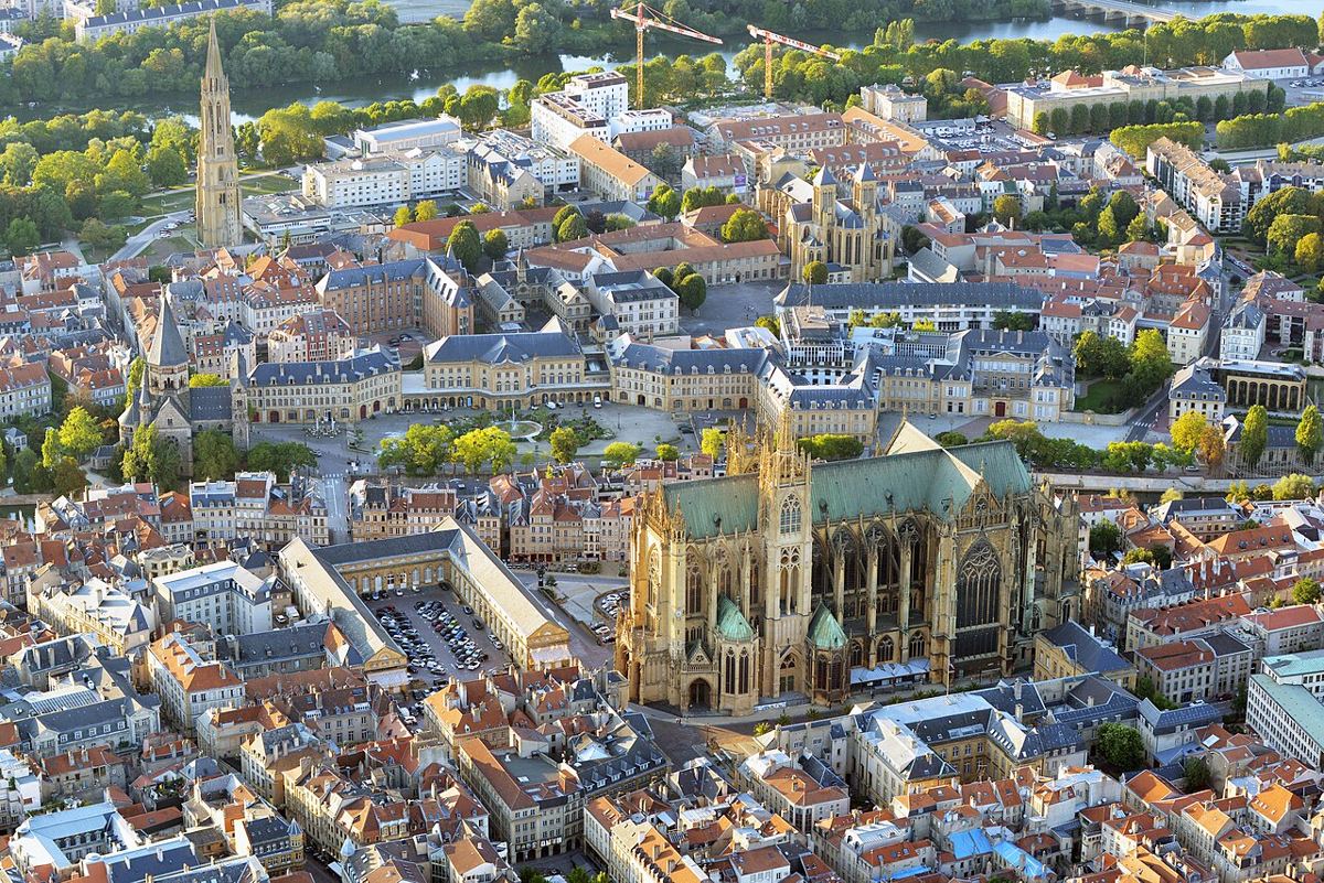 Le centre-ville de Metz