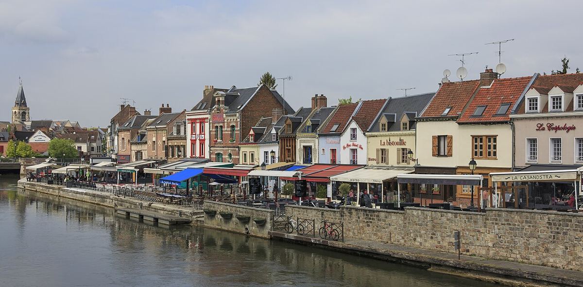 Le quai Bélu à Amiens